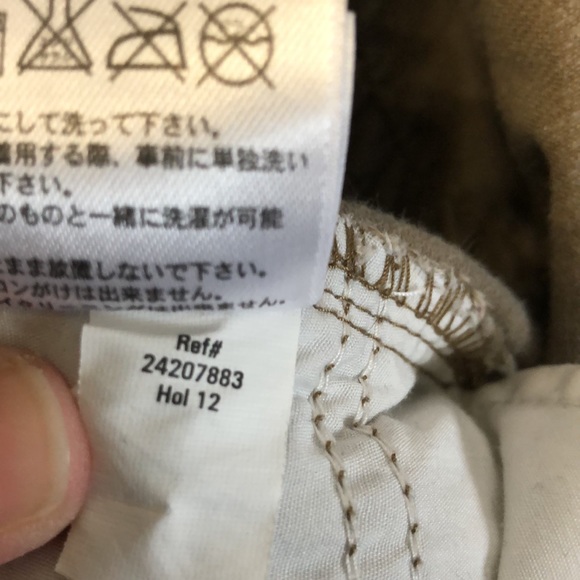 Eddie Bauer corduroy bootcut pants Women's P 14 curvy khaki tan jeans cotton EUC - Picture 14 of 14